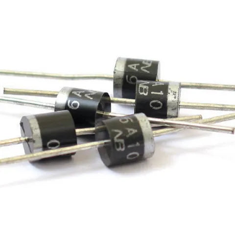 DNA 6 Amp Diodes | Axial Lead | 20-Pack | 6A 50V+