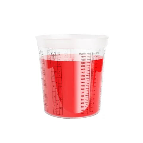 Hanspray Mixing Cups – 1900ml (2300ml Capacity) – Pack of 25