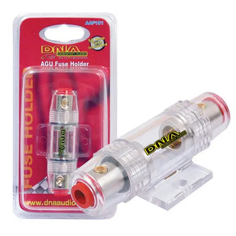 AGU Inline Fuse Holder with 50 Amp Fuse | Waterproof Power Cable Protection
