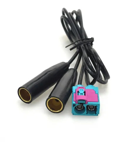 Dual Fakra to Standard Female Antenna Adapter | European Vehicle Adapter
