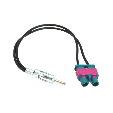Volvo Dual Fakra to Standard Aerial Adapter | DIN Male | 150mm Cable