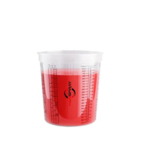 HANSPRAY 600ml Paint Mixing Cups (700ml Capacity) â€“ Sleeve of 25 | Professional Grade