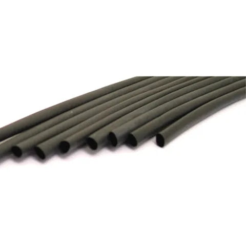 Heat Shrink Tubing 6mm Black (10-Pack) | Small-Diameter Insulation Sleeves