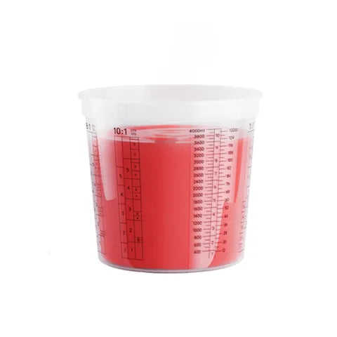Hanspray Mixing Cups â€“ 4000ml (5000ml Capacity) â€“ Pack of 10