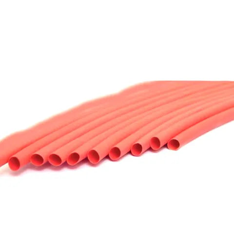 Heat Shrink Tubing 6mm Red (10-Pack) | Small Color-Coded Insulation Sleeves