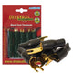 4 AWG Black Fork Terminals (10-Pack) | Insulated Ring Tongue Connectors