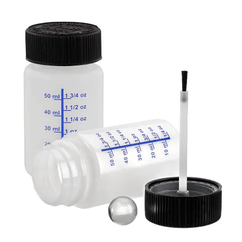 IWATA 2Spray Touch-Up Bottle with Brush & Ball-Bearing â€“ 50ml, 50 Pack