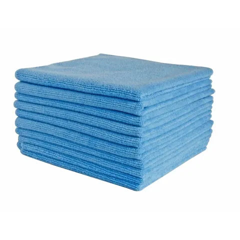 Microfibre Cloth 400x400mm 300GSM Blue â€“ 10-Pack High-Quality Cleaning & Detailing Towels