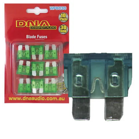 Standard ATO Blade Fuses | 30 Amp (10-Pack)