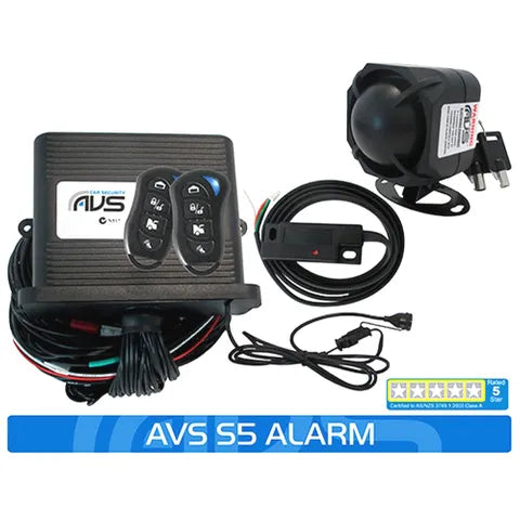S5 AS/NZS Certified Vehicle Alarm & Immobiliser System | Premium Security with Triple Protection