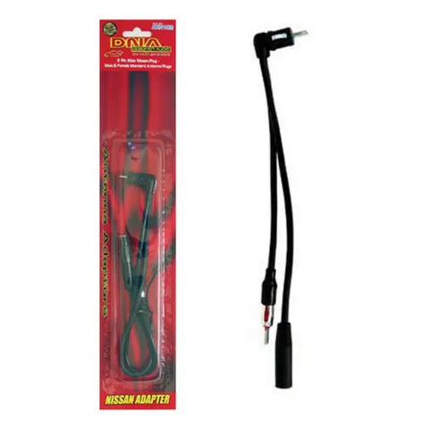 Nissan Antenna Adapter | 2-Pin Round Plug to Standard Female Motorola Socket