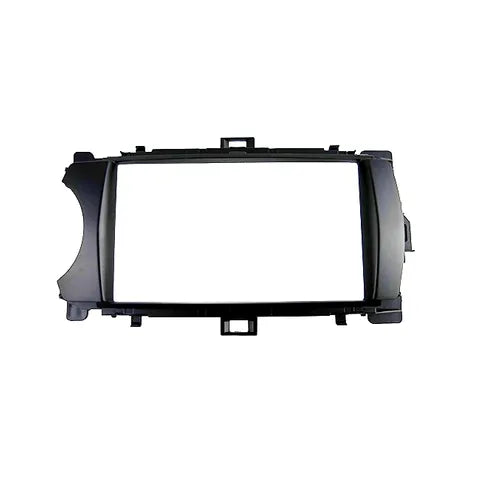 SUITS TOYOTA YARIS 2011-2019 DOUBLE DIN DASH KIT | BLACK TRIM PANEL | RADIO INSTALLATION