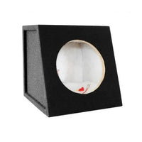 10-Inch Single Vented Subwoofer Box | 1.0 cu ft | Black Carpet | Pre-Loaded Terminal