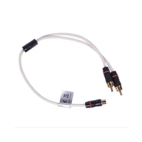 Fusion MS-RCAYM RCA Splitter Cable | Female to Dual Male Y-Adapter