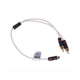 Fusion MS-RCAYM RCA Splitter Cable | Female to Dual Male Y-Adapter