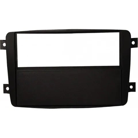 Single DIN Dashboard Radio Installation Kit for Mercedes C-Class, Viano, Vito, CLK (2000-2006) - Black