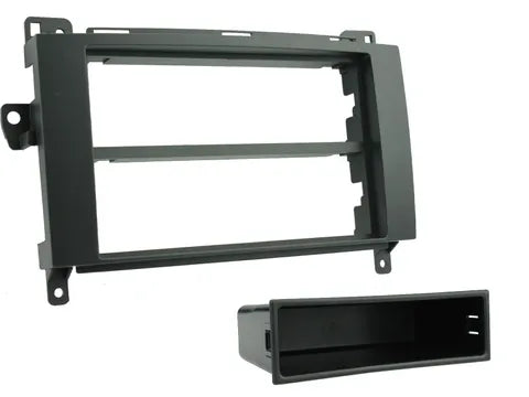 Single DIN Radio Installation Kit for Mercedes A-Class, B-Class, Vito, Sprinter, Viano (2004-2018) - Black