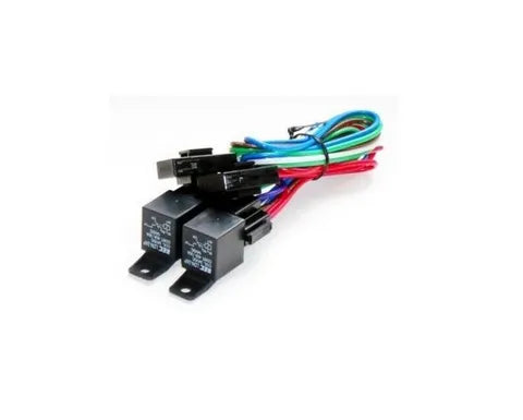 Mongoose 2 x Relay Central Locking Pack | 12V, Block & Loom | Universal Power Door Lock Kit