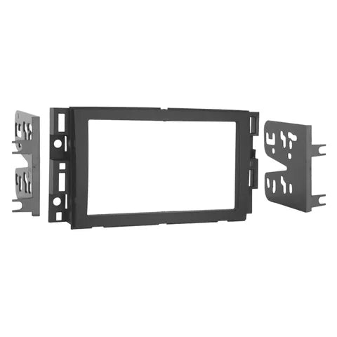 Universal Double DIN Dashboard Installation Kit for GM Vehicles (2003-2013) - Black