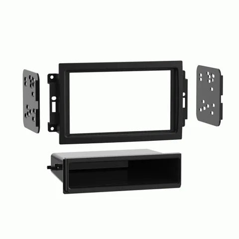 Chrysler Dodge Jeep 2004-2009 Single & Double DIN Dash Kit | Black | Non-Navigation Models