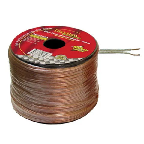 DNA 22 AWG Speaker Cable 100m Roll | Transparent Translucent Audio Wire