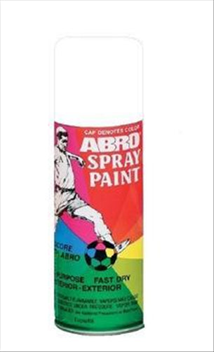 ABRO SPRAY PAINT FLAT WHITE