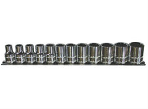 SP Tools S/SET RAILS 1/2 DR 12PCE 6PT METRIC