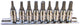 SP Tools Socket Rail Set 9pc 1/4 & 3/8 Dr Metric Inhex