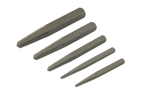 SP Tools 5pc Screw Extractor Set (Straight Type)