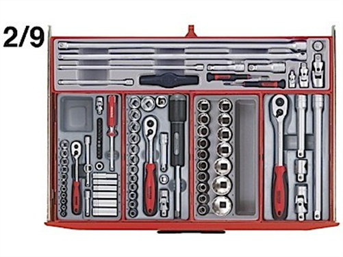 TENG TOOLS TENG 569PC MEGA MASTER MM/AF TOOL KIT W/TCW809N