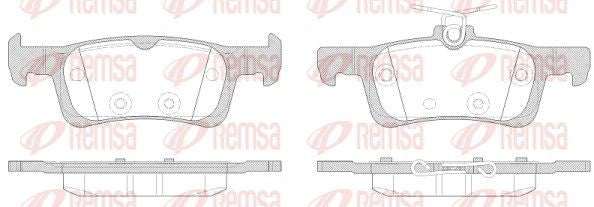 Remsa HPT Brake Pad Set - 1563.00