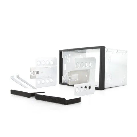 Universal 100mm Double DIN Stereo Mounting Cage Kit | ISO Mount Chassis