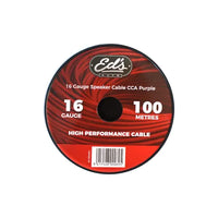 EDS EBS-16-100M 16 Gauge CCA Speaker Cable | Purple | 100 Metre Roll