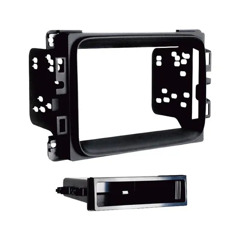 Chrysler Jeep Ram 2013+ Single & Double DIN Dash Kit | Black Trim Panel | Radio Installation