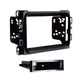 Chrysler Jeep Ram 2013+ Single & Double DIN Dash Kit | Black Trim Panel | Radio Installation