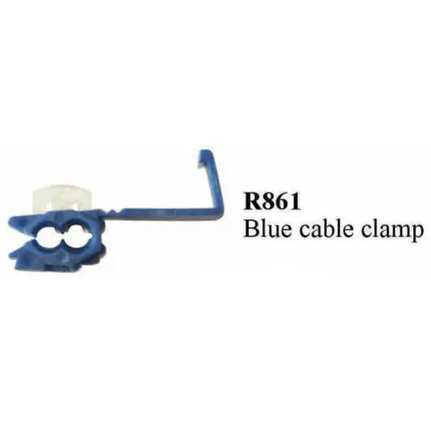 S.L. Cable Clamp Blue Insulated Terminal (200 Pack) | 1.0-2.5mmÂ² | 22-16 AWG