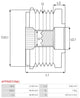 INA ALTERNATOR FREEWHEEL PULLEY - AFP5007(INA)