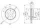 RDA Brakes Standard Disc Brake Rotor Vented 303mm RDA7668