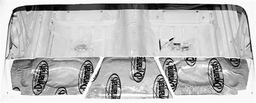DYNAMAT PRE CUT KIT CAMARO/PONTIAC 1967-69 PARCEL TRAY KIT