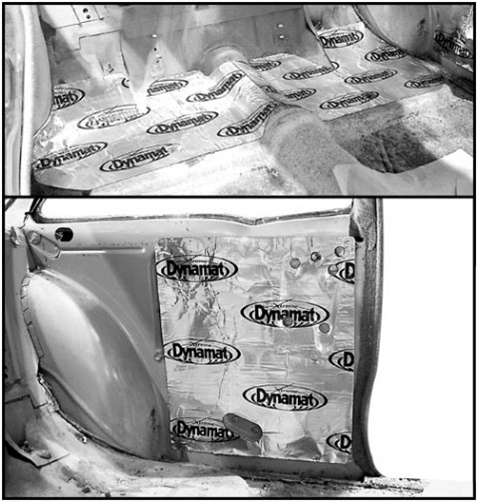 DYNAMAT PRE CUT KIT CHEV 55-57 UNDER SEAT KIT