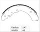 XP BRAKE SHOE REAR ISUZU D-MAX RODEO 02-  295 X 44MM