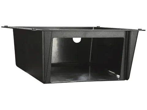 Universal Under Dash Double DIN Mounting Kit | Black Car Stereo Under-Dash Frame