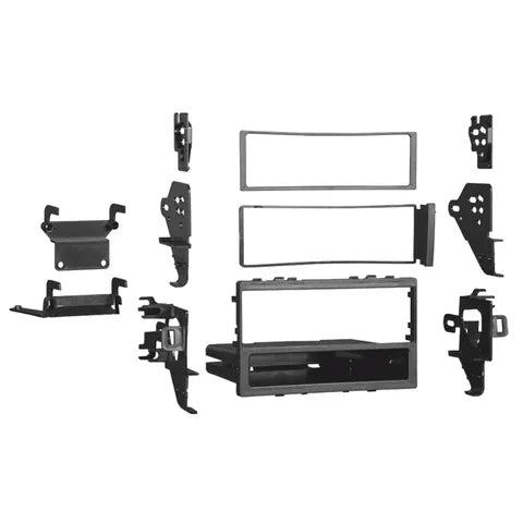 Honda Multi-Vehicle 1988-2006 Single DIN Dash Kit | Black Trim Panel | Universal Fit